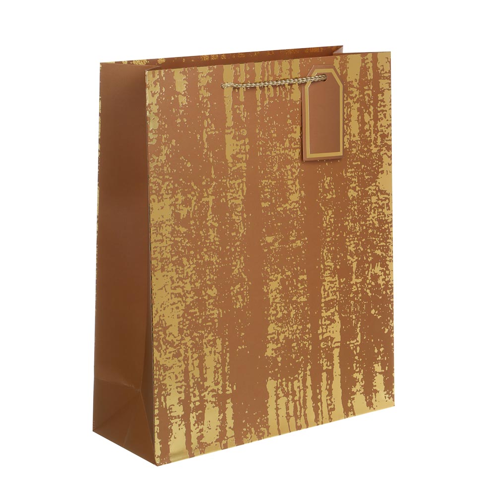 Пакет тм Fntastic подарочный, с шильдиком, L 32x26x10см, тиснение, бумага, арт.11, 4 дизайна - #2