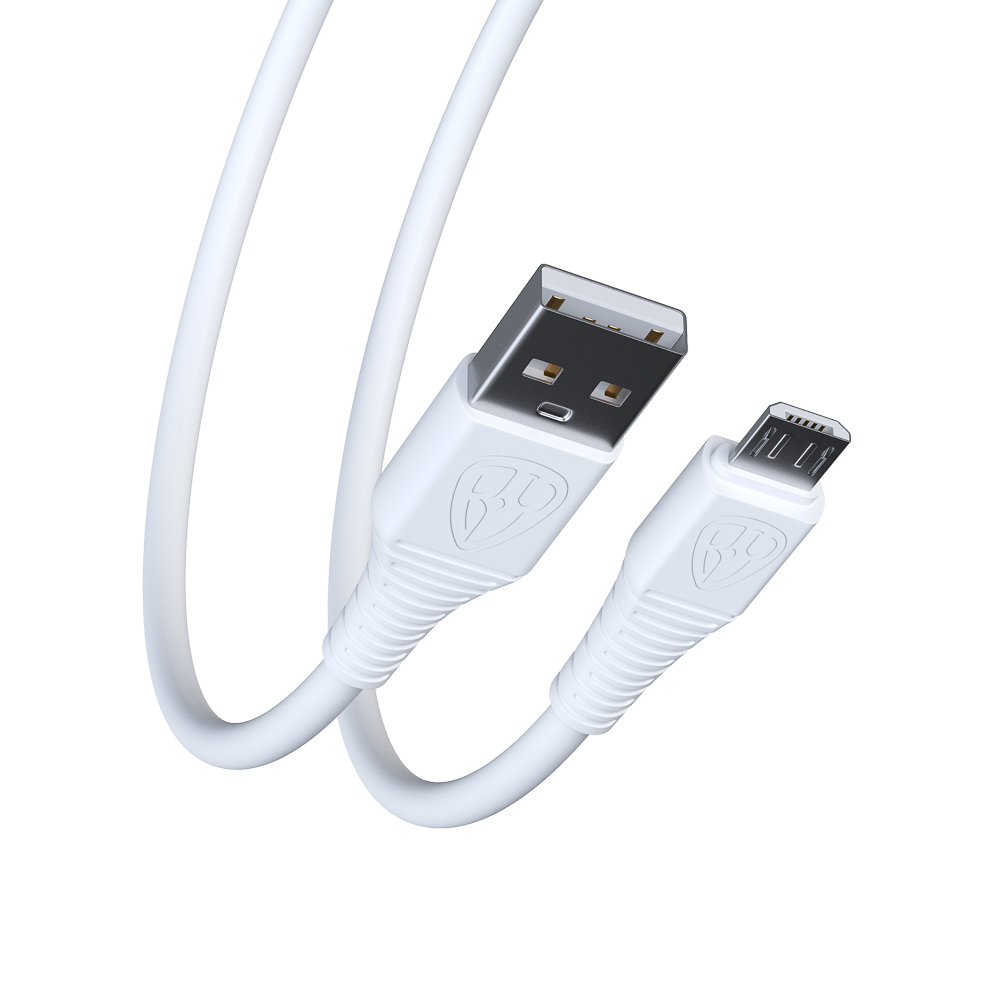 BY Кабель для зарядки Классик Micro USB, 1м, 3A, белый - #5