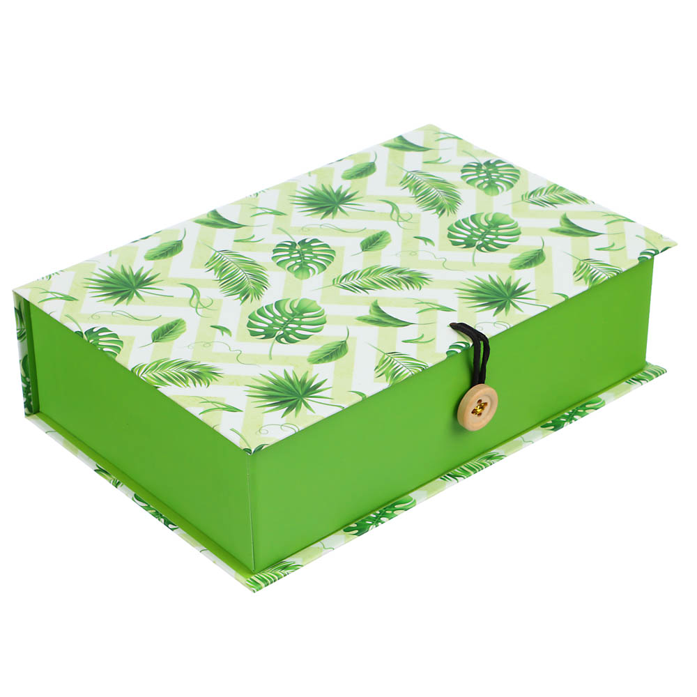 Коробка-книга "Листья" 120х180х50 см, КК-8310, бумага - #1