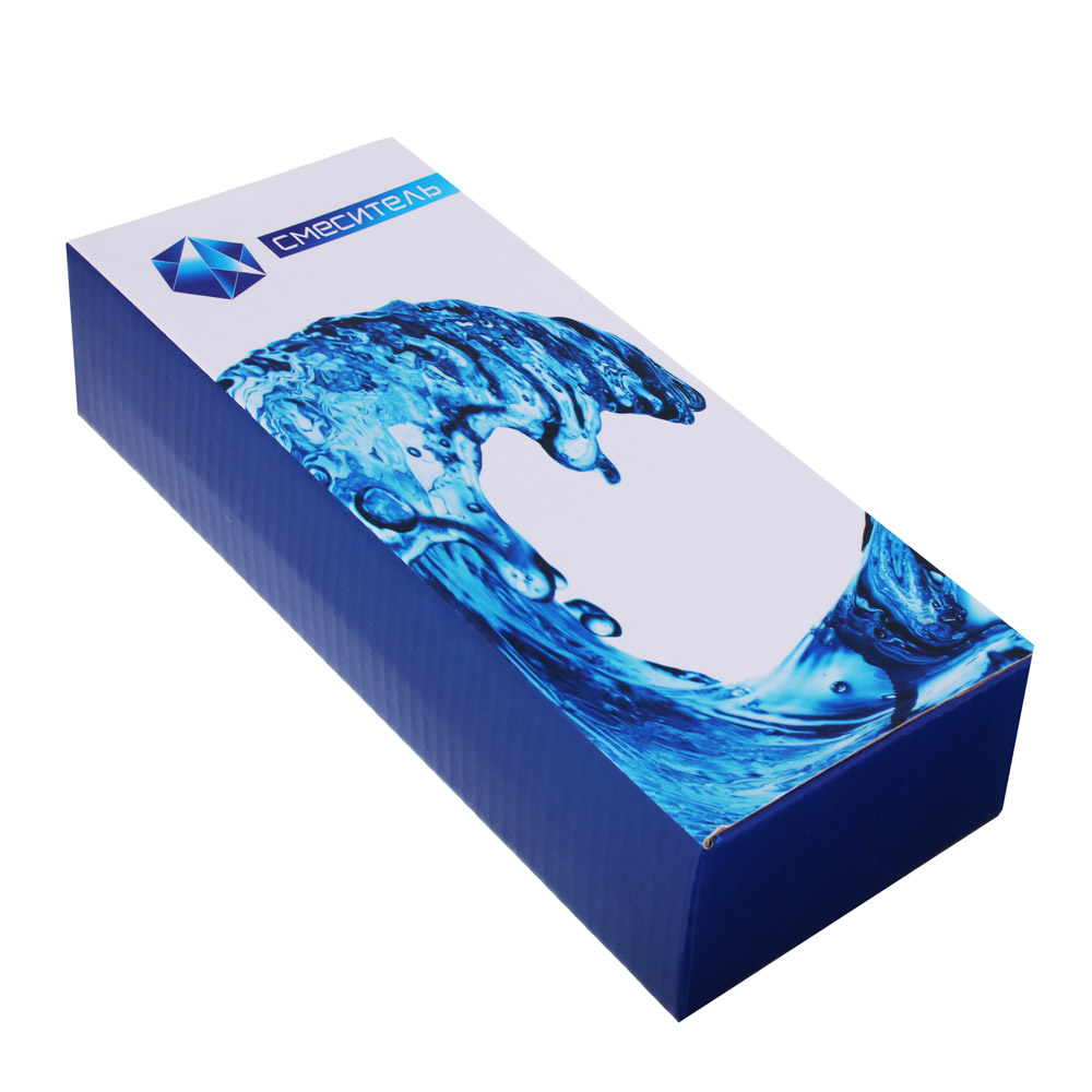 Смеситель для ванны с душем, двухвентильный, прямой излив 30см, хром, 2L30 - #5