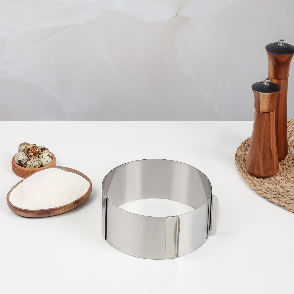 SATOSHI Форма для выпечки раздвижная 16-30х8см, нерж.сталь - #8