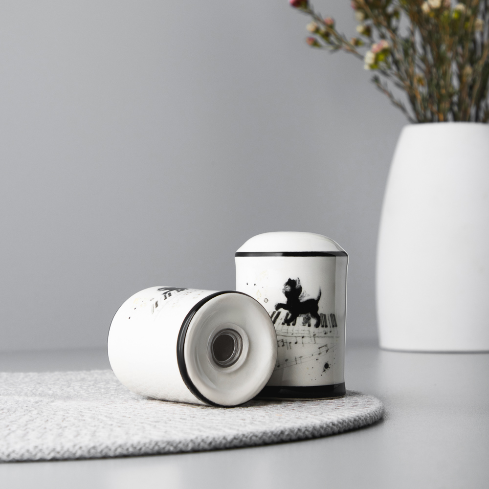 MILLIMI Котейка Набор для соли и перца, 4,5х6,5см, керамика - #7