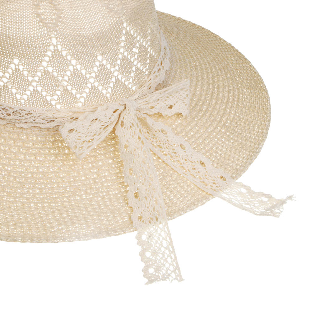 Шляпа женская, р.58, тм GALANTE, 100% полиэстер, бежевая - #2