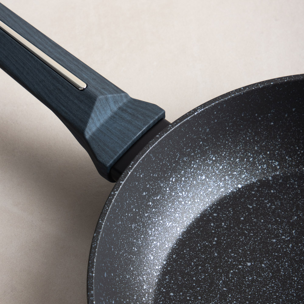 SATOSHI Гардан Сковорода литая d28см, антипригарное покрытие мрамор, индукция - #14