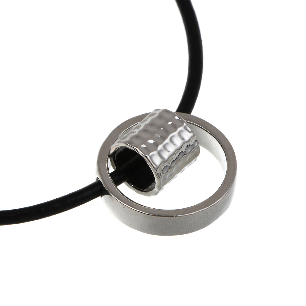 Колье на шею, 45,5 см, медь, железо, БЖ25-42 - #3