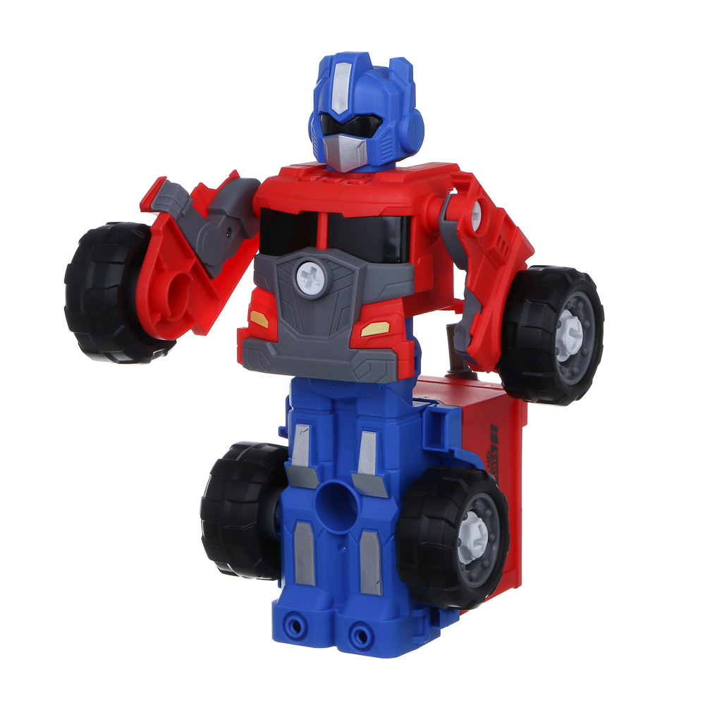 ИГРОЛЕНД Робот "Воин города" трансформирующийся, отвертка, свет, звук, 3хLR41, ABS, 14,5х16х23,7см - #4