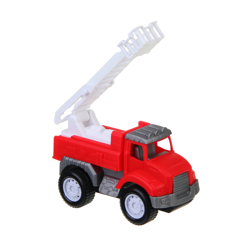 ИГРОЛЕНД Пожарная машина, инерция, PP, 12,2х6,5х8,8см, 3 дизайна - #5