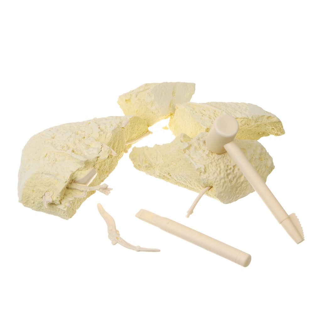 Набор для творчества 2в1 раскраска и раскопки "Динозавры", 39,5х26х7,5см, гипс, PP, 2 диз. - #7