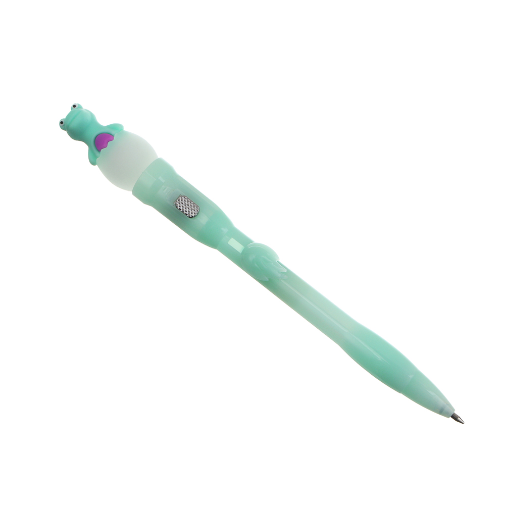 Ручка шариковая синяя с подсветкой "Дино", 2 вида - #3