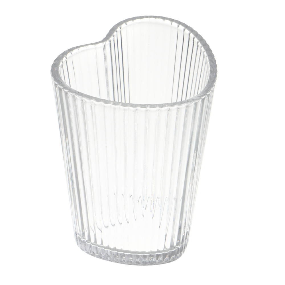 Набор бокалов для напитков тм LADECOR "Сердце" 200 мл, 2 шт, стекло - #4