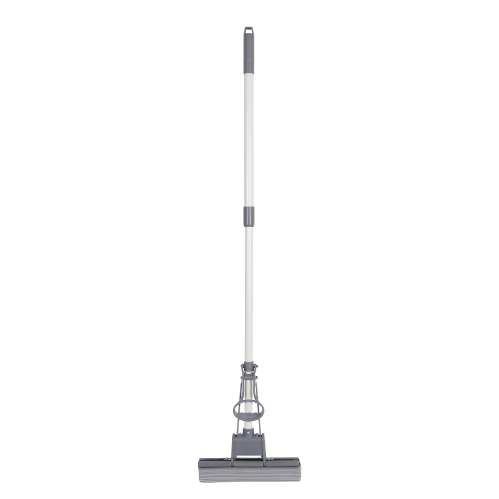 Швабра с отжимом и сменной насадкой ПВА тм VETTA, телеск. ручка 120см, 1 ряд роликов - #2