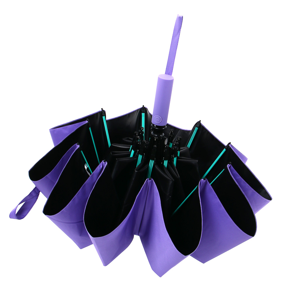 Зонт автомат, усиленный, стекловолокно, металл, пластик, ПЭ, винил, d103см, 10 спиц, 4 цвета, #1 - #5