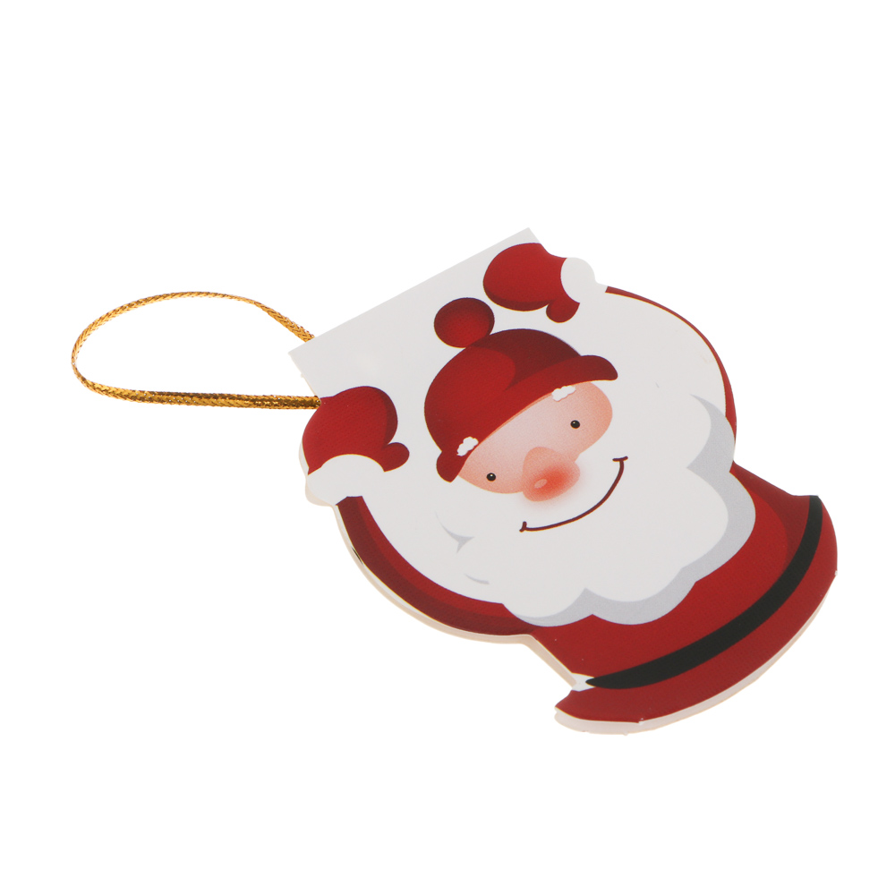 Открытка бирка, 5,4x7,2 см, бумага, микс дизайнов - #3