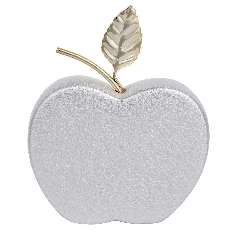 Фигурка декоративная, 14,5 см, керамика, цвет серебряный - #2