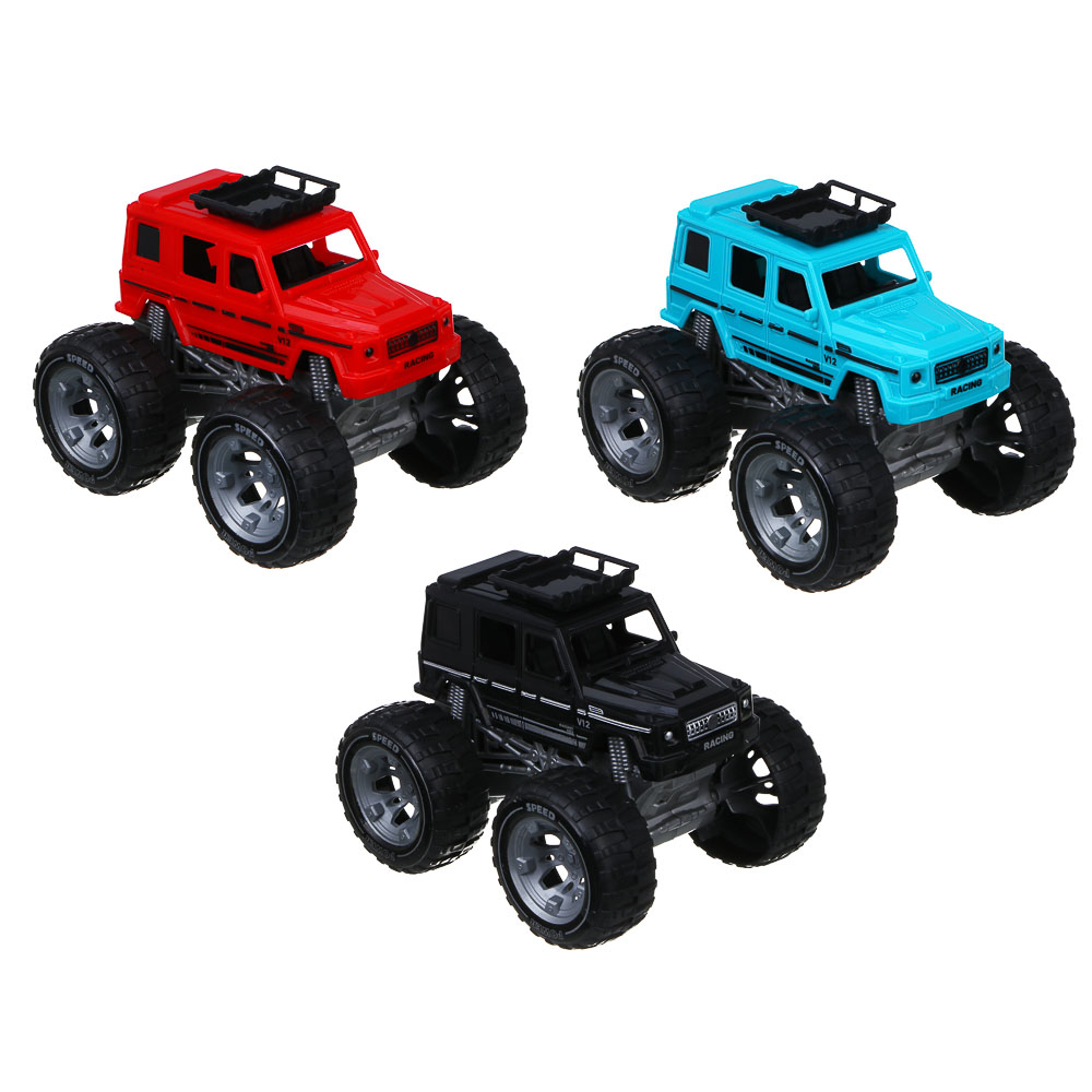 ИГРОЛЕНД Машина инерционная "Ралли-рейд", ABS, PP, 11,5х8,5х9 см, 3 дизайна - #2
