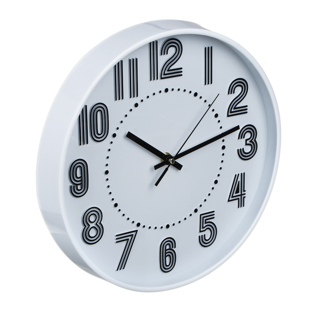 LADECOR CHRONO Часы настенные круглые, пластик, d30 см, 1xAA, арт.06-35 - #2