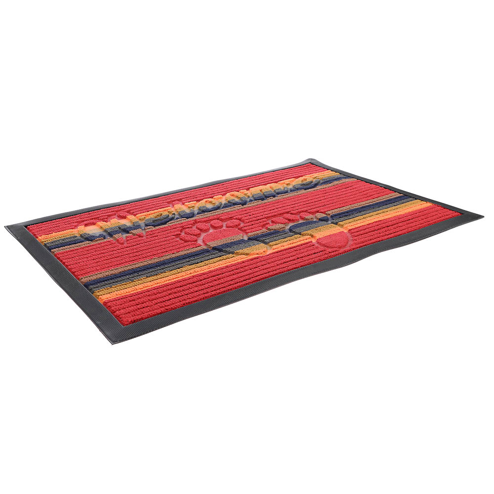 Коврик придверный яркая полоска тм VETTA, 40x60см, ворсовый с резиновой каймой, 4 диз. - #3