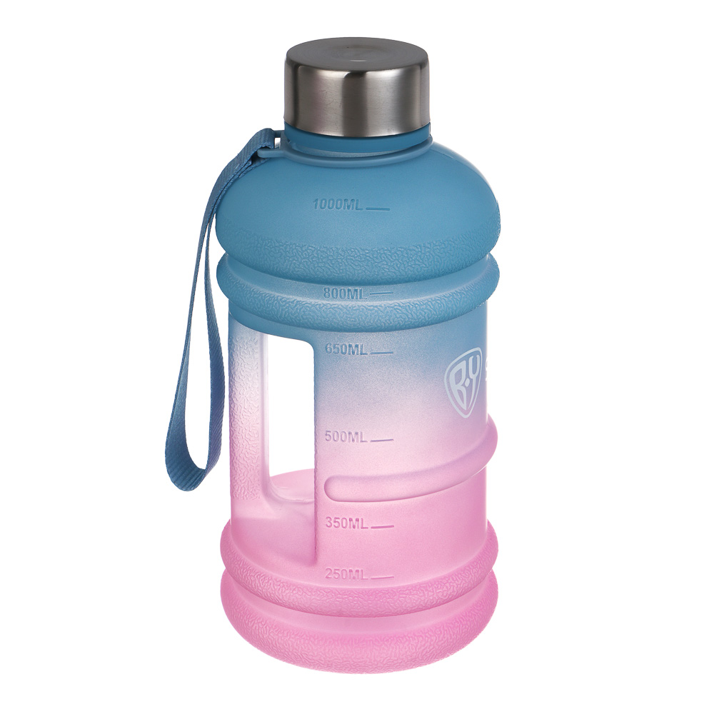 Бутылка спортивная тм BY SPORT, 1000мл, 21х10см, пластик PETG, градиент - #3