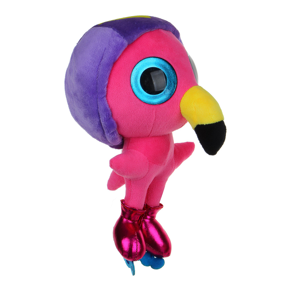 BY Kids Игрушка мягкая "Фламинго-глазастик", полиэстер, 30 см - #2