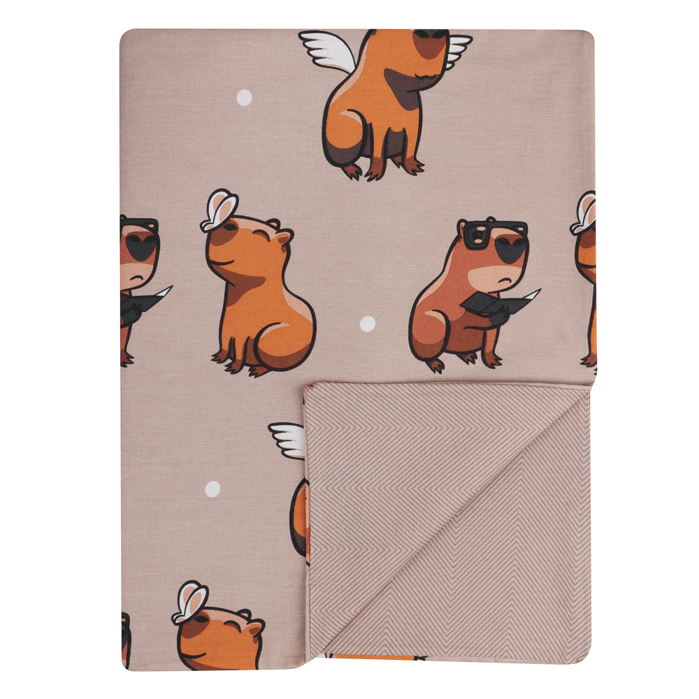 PROVANCE Капибары Комплект постельного белья 1,5 (3 предмета), бязь, 100% хлопок - #8