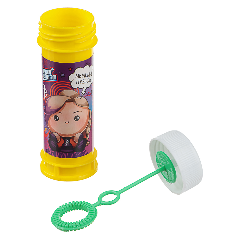 Мыльные пузыри "Русские Супергерои", BY, 50мл, мыльный раствор, пластик, 6 дизайнов - #8