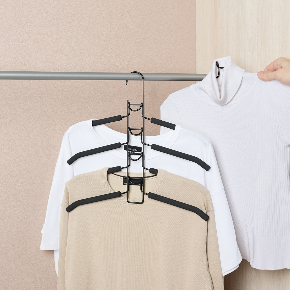 VETTA Вешалка-органайзер на 5 вещей с покрытием из вспененного ПВХ - #10