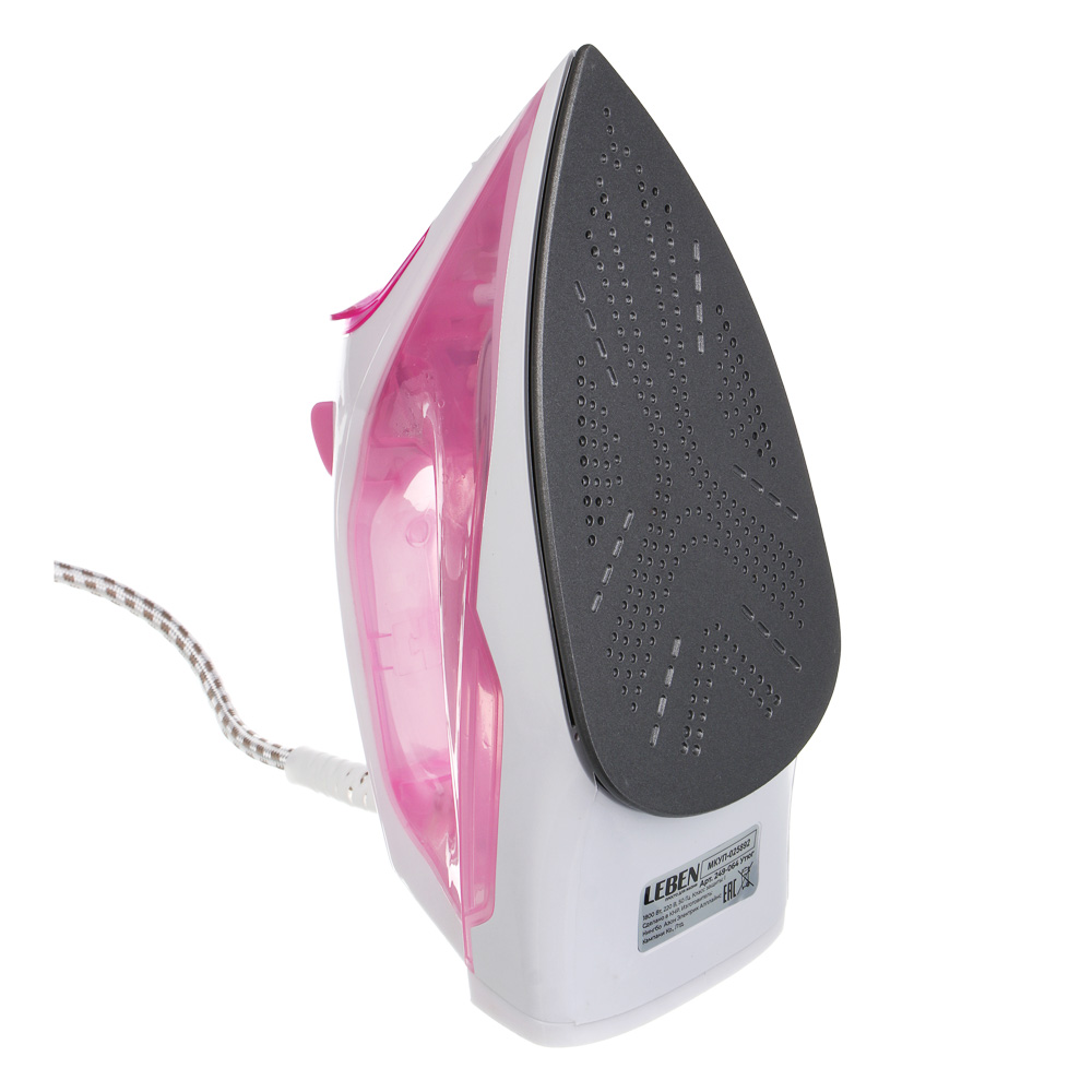 LEBEN Утюг с отпаривателем 1800 Вт, тефлон - #8