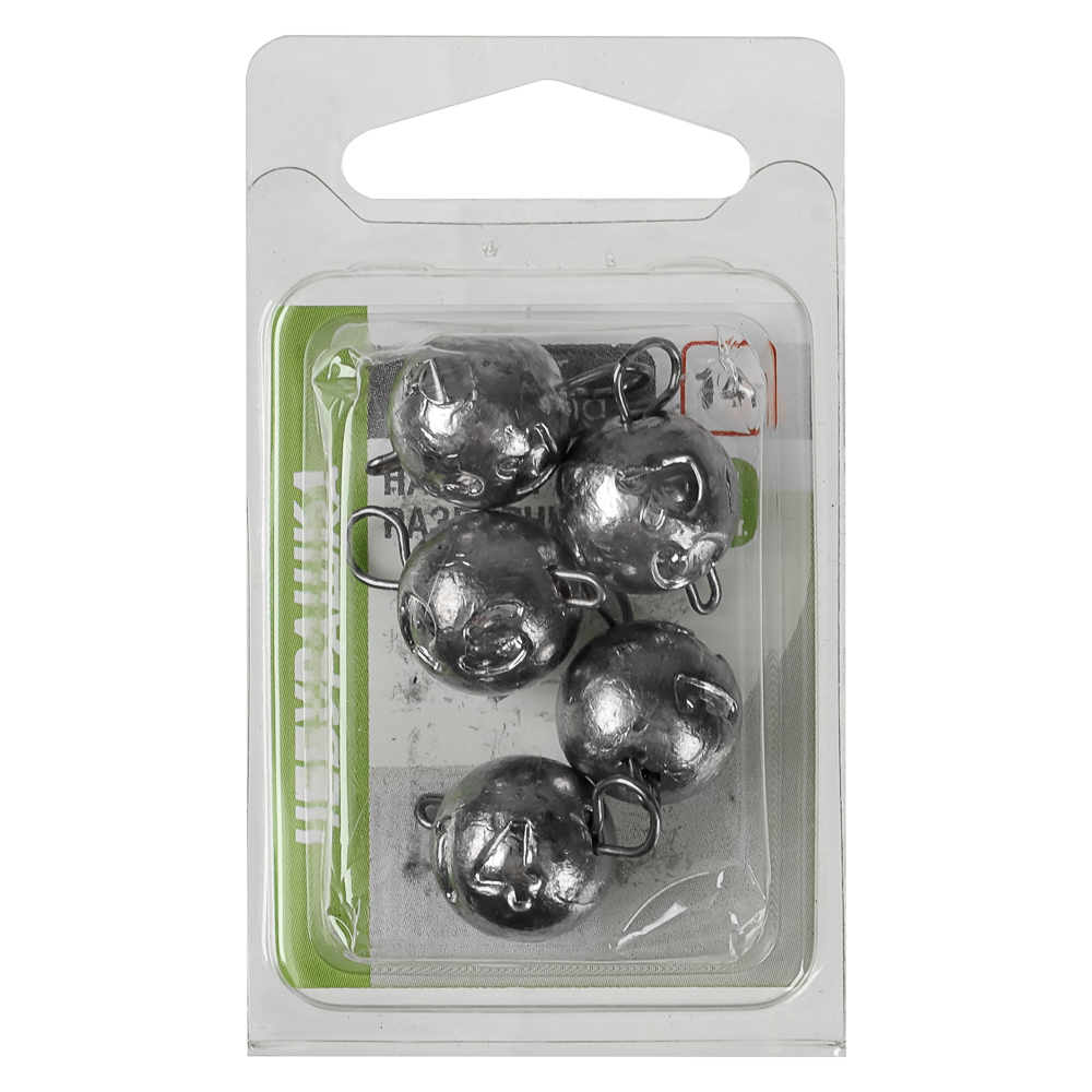 Набор чебурашек разборных тм AZOR FISHING,5шт,4г,6г,8г,10г,12г,14г,16г,18г,20,24г,10 видов - #14