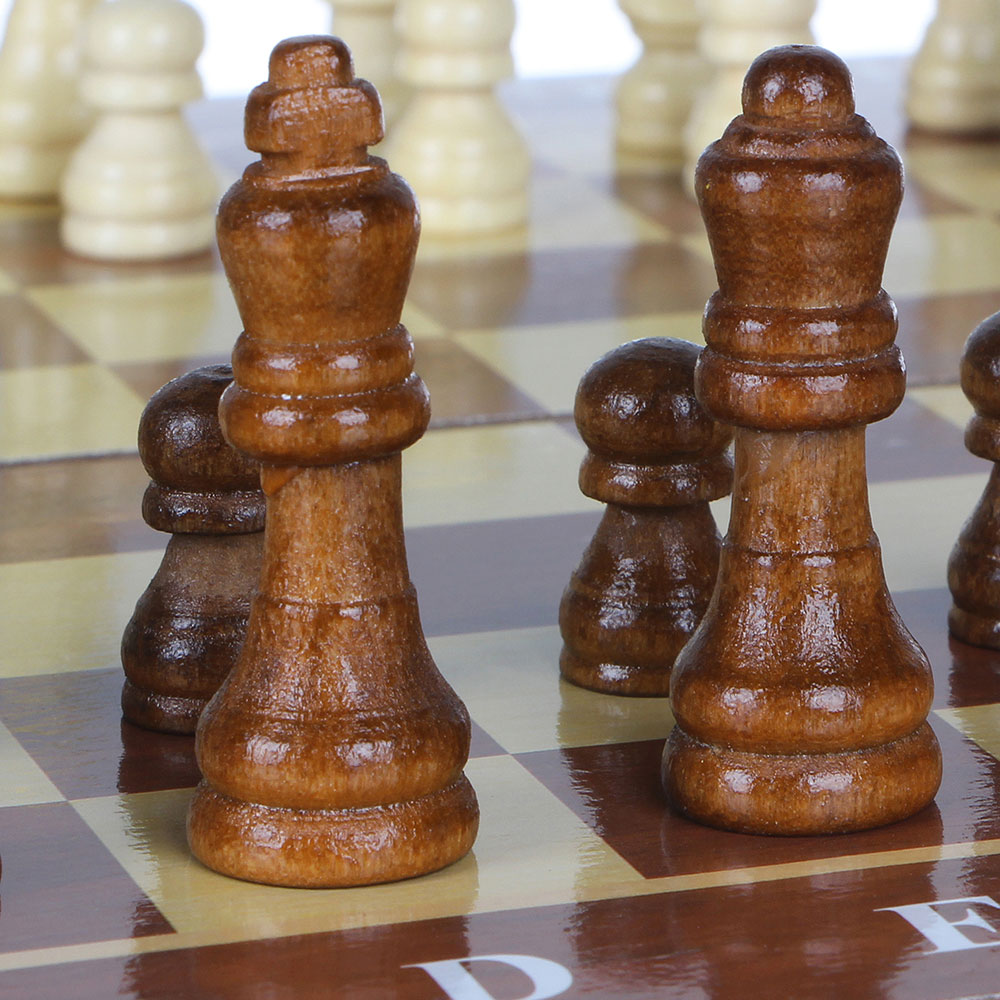 Набор игр LDGames 3 в 1 (шашки, шахматы, нарды) дерево - #3
