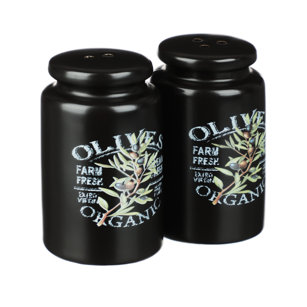 MILLIMI Олива Набор для соли и перца, 5х8см, керамика - #1