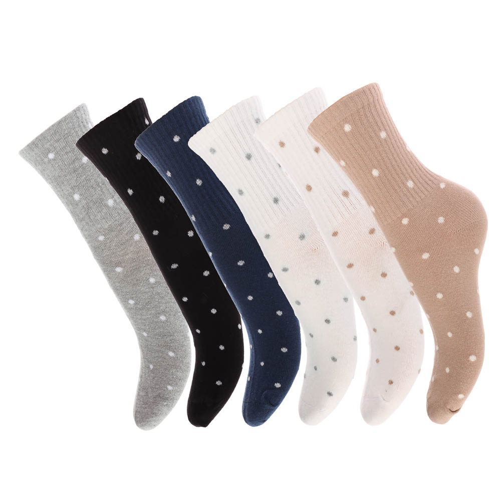 Носки женские классические, 78% хл, 20% спандекс, 2% латекс, р. 36-39, R136 - #1