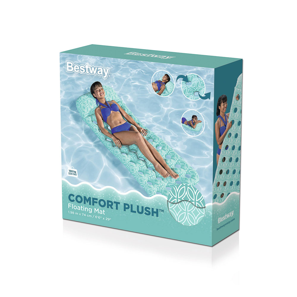 BESTWAY Надувной матрас COMFORT PLUSH, 198x74см, 43550 - #4