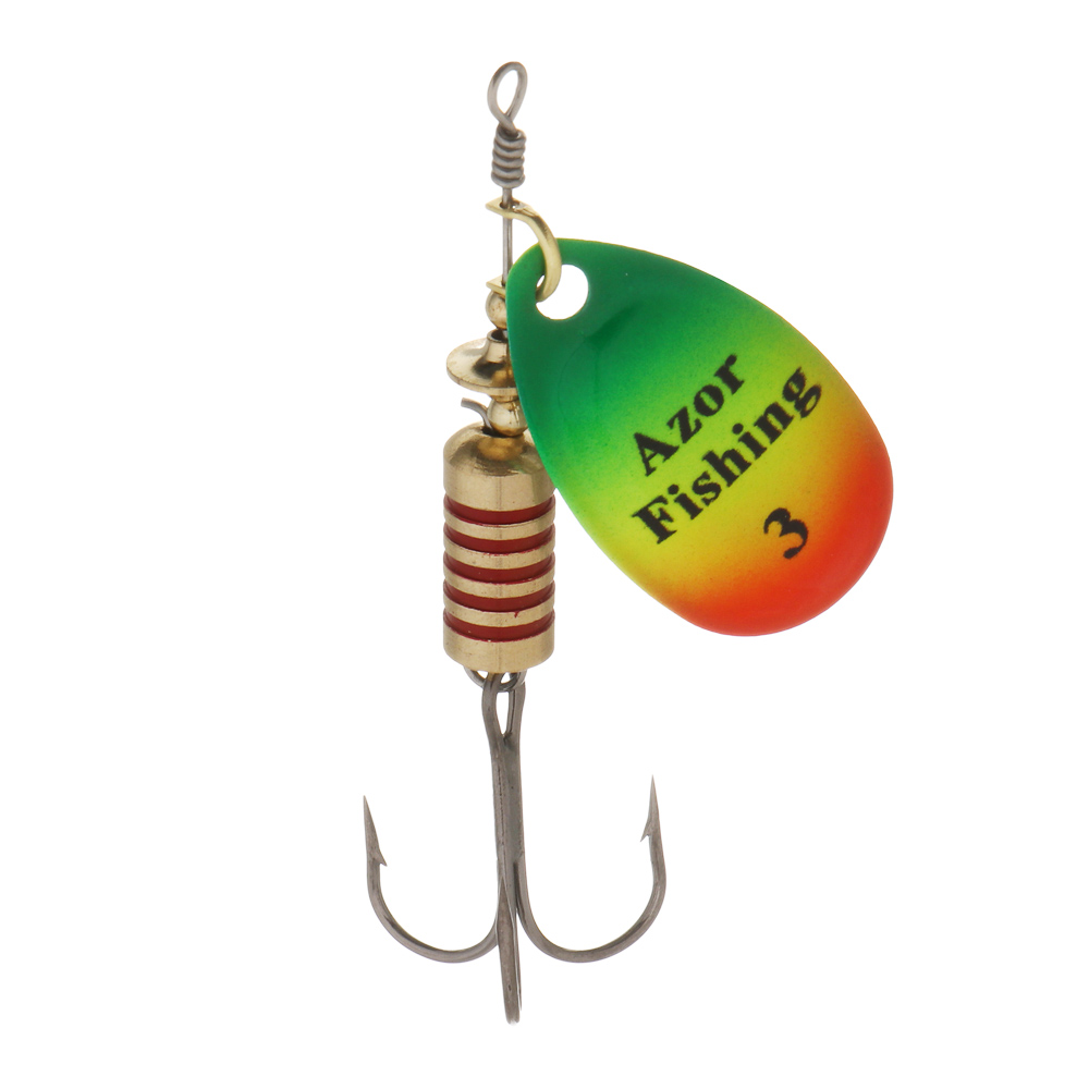 Блесна вращающаяся "Комета" тм AZOR FISHING, №3, 6 гр, 5 цветов - #2