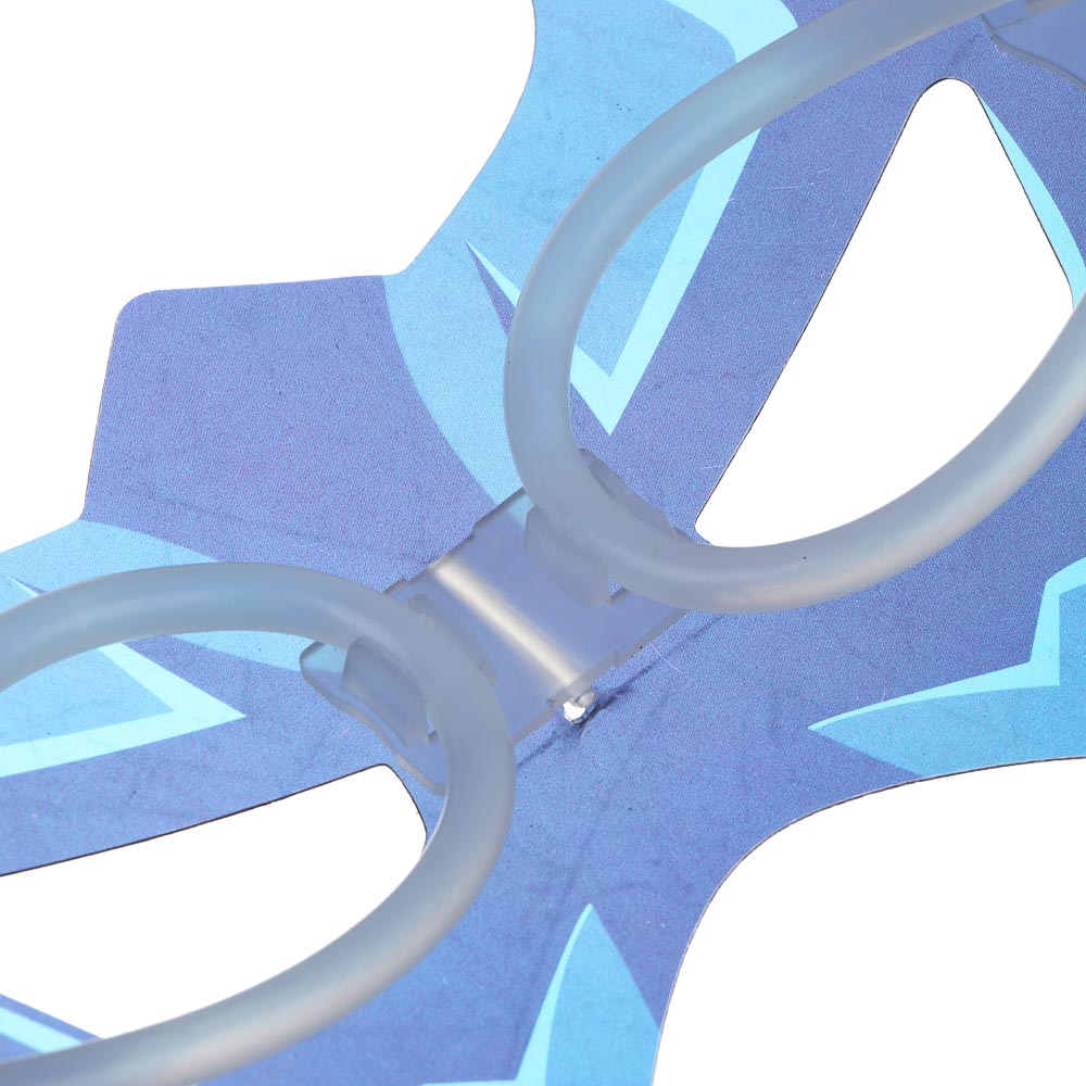 СНОУ БУМ Маска неоновая, 18-20х9-12 см, пластик, 4 дизайна - #7