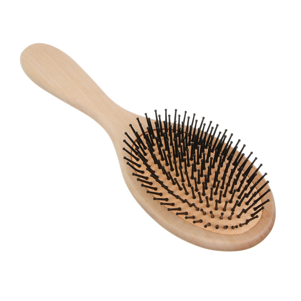 Расческа массажная тм ЮНИLOOK, 24 см, дерево, пластик - #1