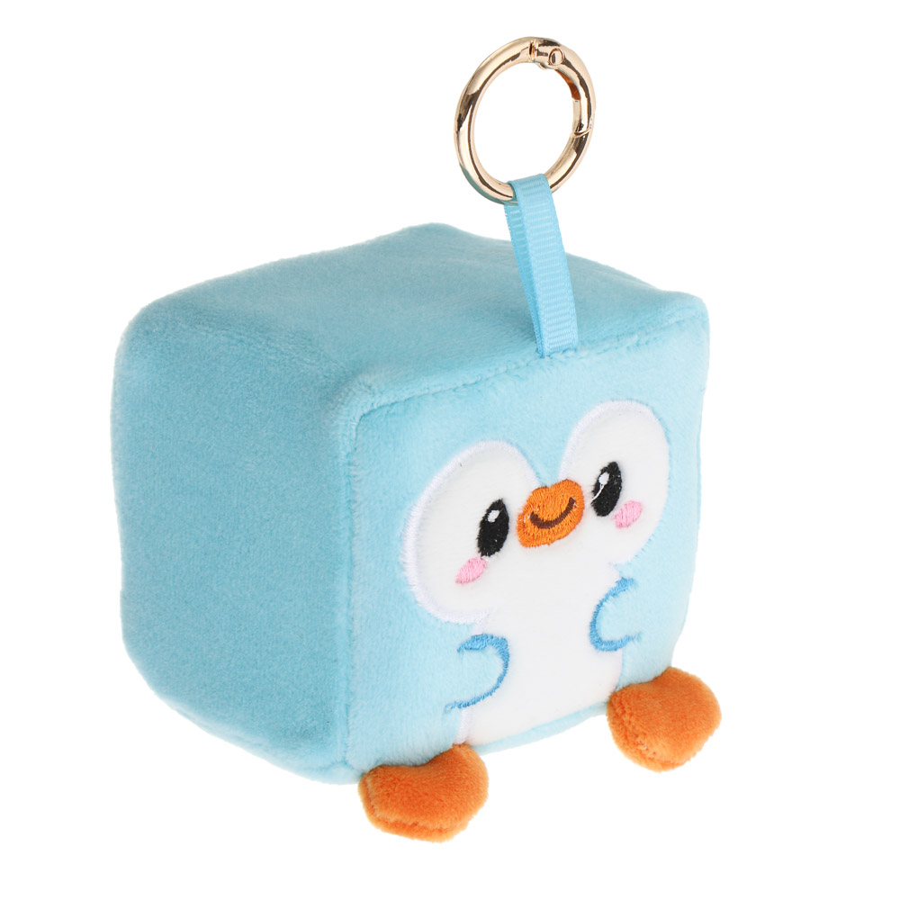 Брелок-подвеска мягкий "Зверокубик" 7 см, PU, полиэстер, металл, тм ИГРОЛЕНД, 1811-36 - #2