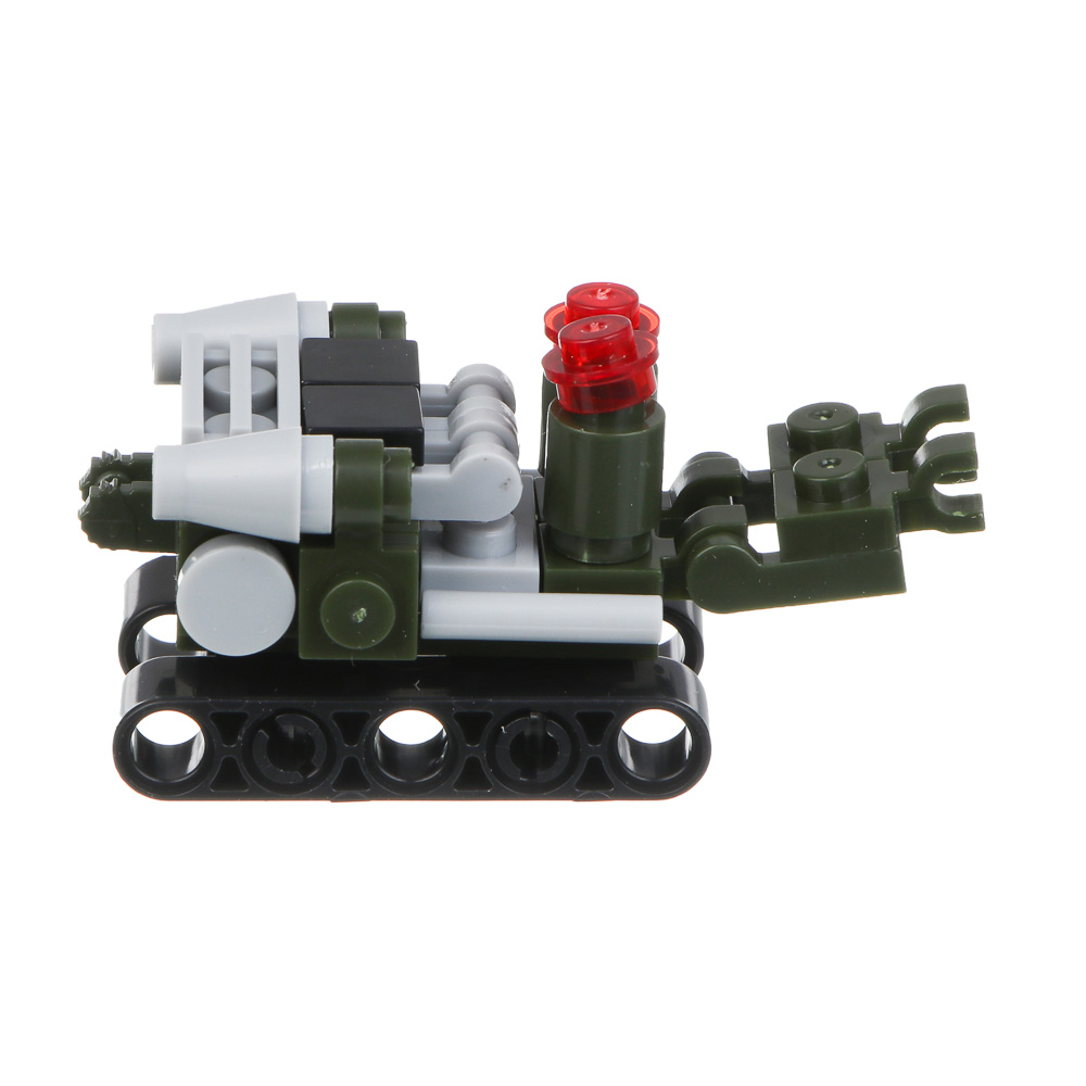ИГРОЛЕНД Конструктор "Военная техника" 12 в 1, 13х3х7,5 см, ABS, 12 видов - #7
