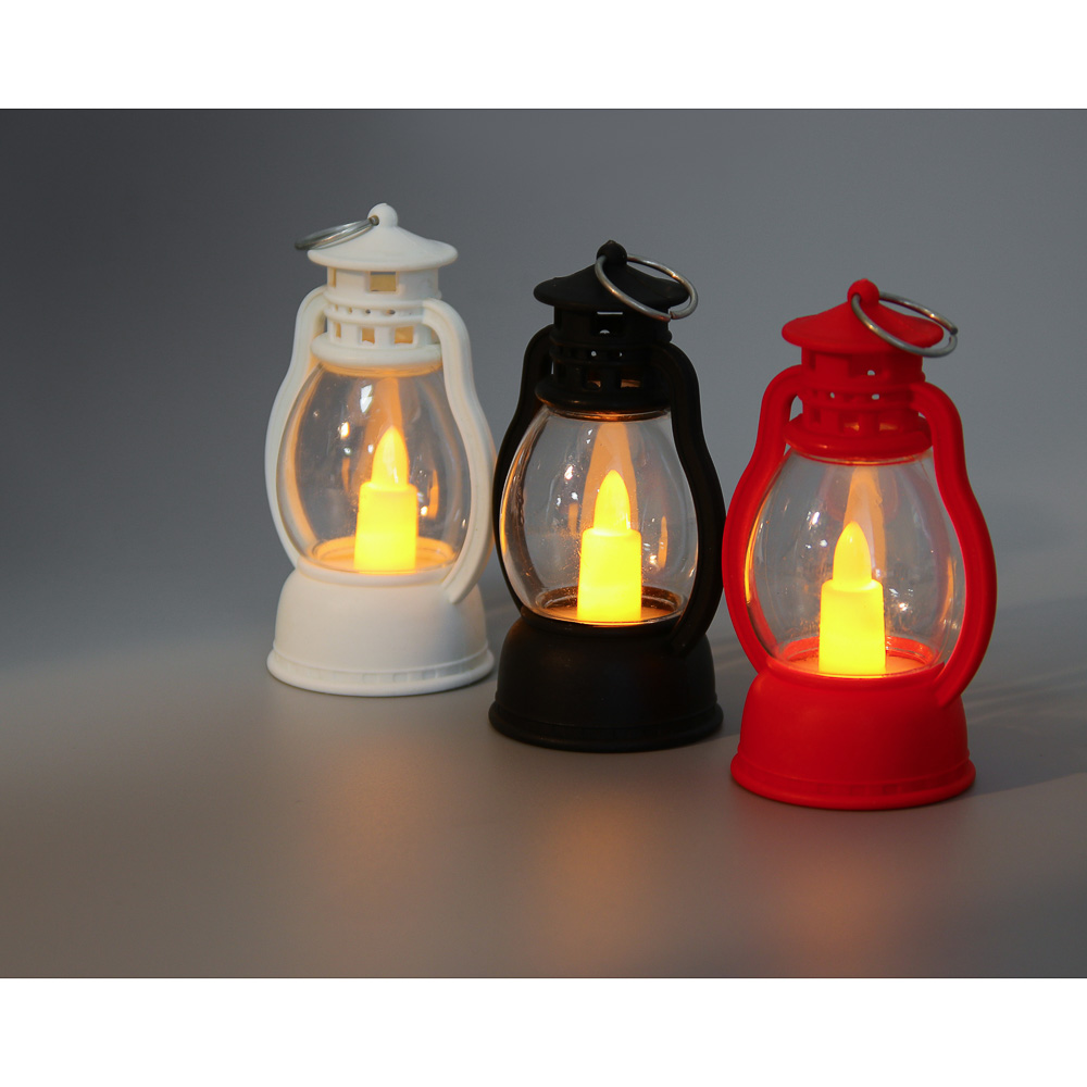 СНОУ БУМ Светильник декоративный LED в виде фонаря, 5,5x4,5х9см, PP, 3хAG10, 1 режим, 2 дизайна - #6