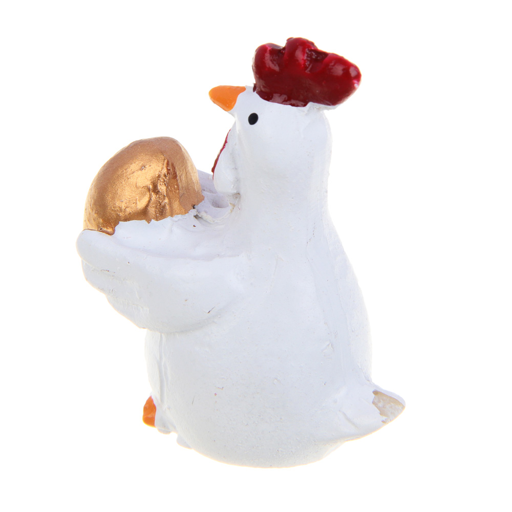LADECOR Фигурка в виде курочки с яйцом, полистоун, 4 см., 2 дизайна - #4