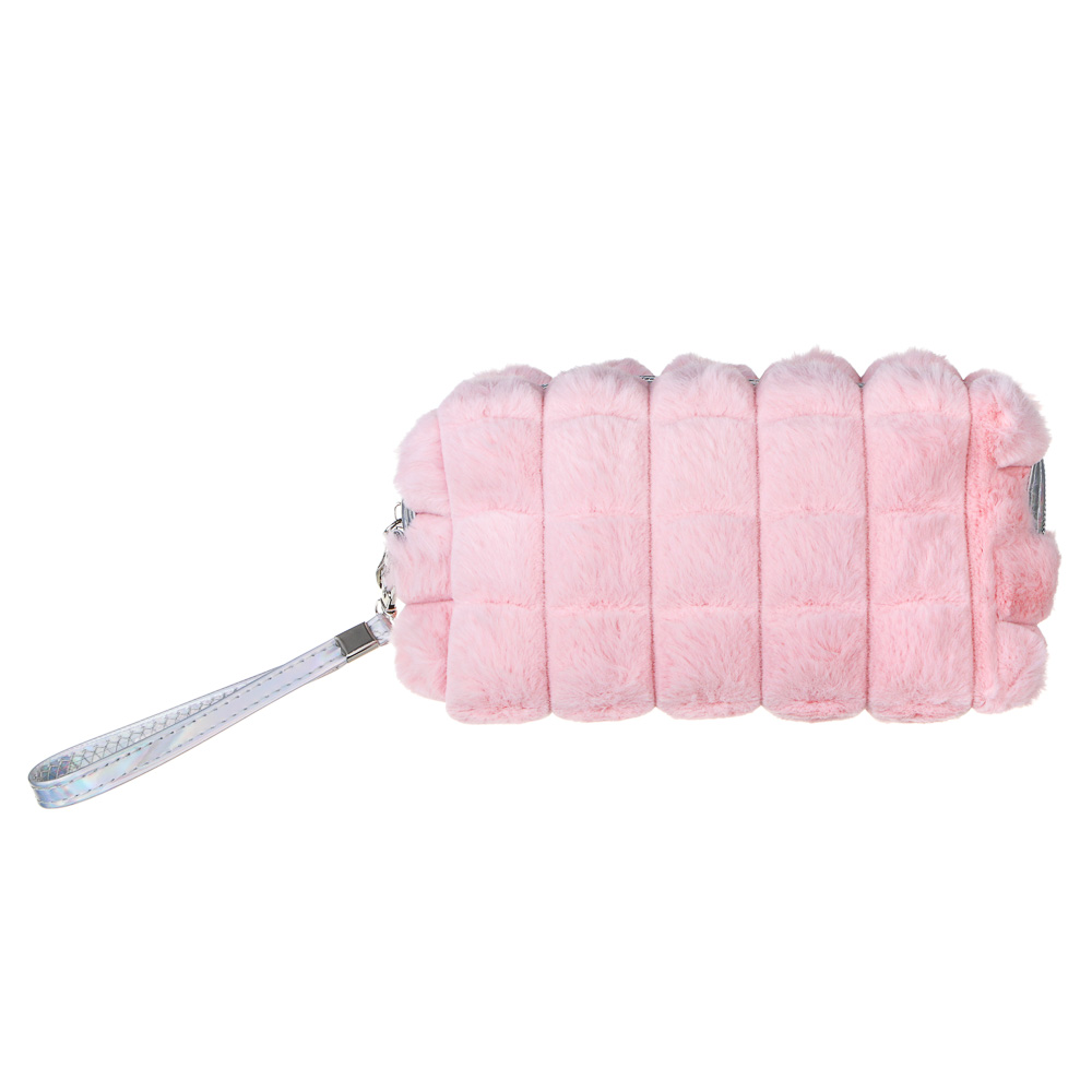 ЮL Косметичка из искусственного меха Флаффи, 100% ПЭ, 18х10х7см, 2 цвета - #3