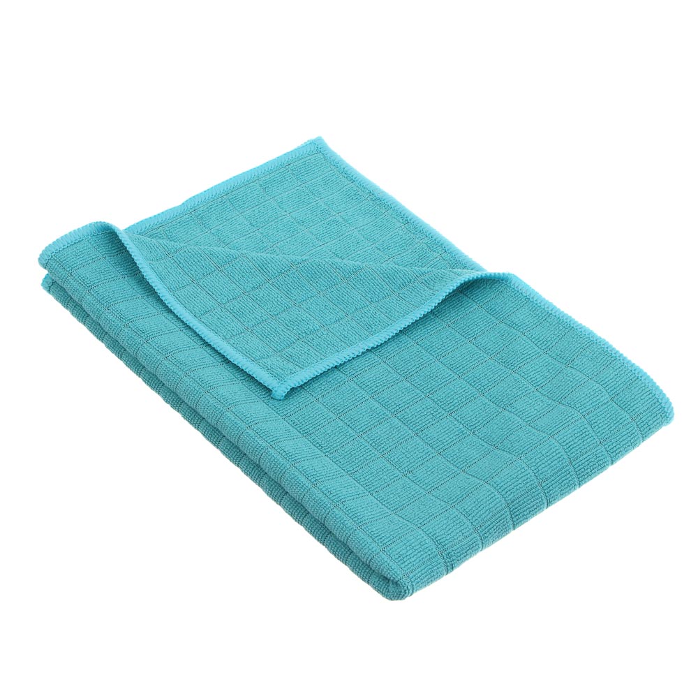 VETTA Тряпка для пола из микрофибры в клетку, 50х70см, 220г/кв.м - #3