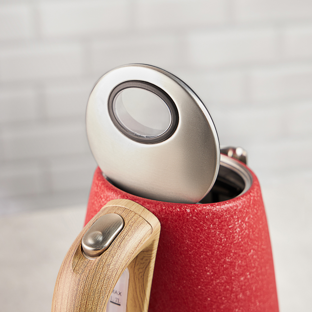 LEBEN Чайник электрический 1,8л, 1850Вт, металл, красный - #20