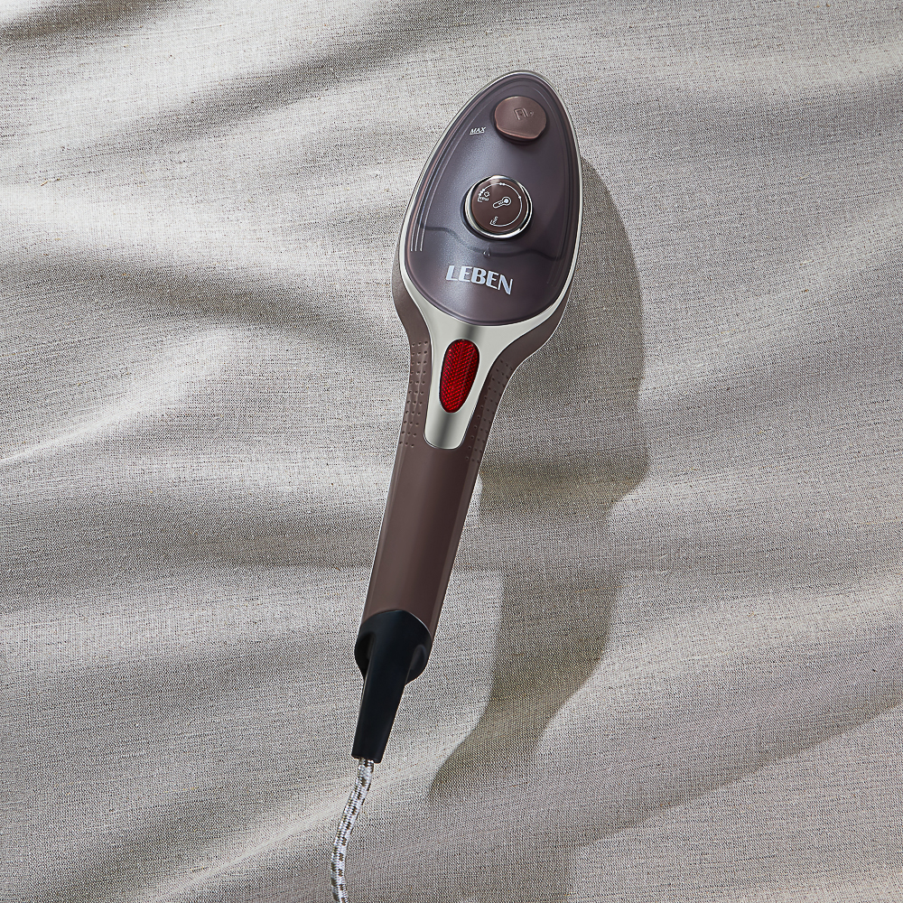 LEBEN Щётка-отпариватель-утюг 1000Вт, тефл. покрыт, терморегулятор, резевр. 100мл, пар 15гр.мин. - #9