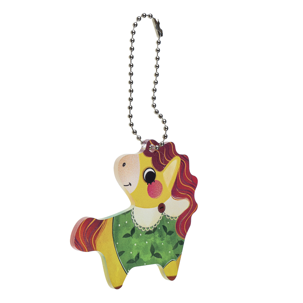 Брелок Лошадка, 7 см, акрил 3 мм, печать УФ, 4 дизайна - #9