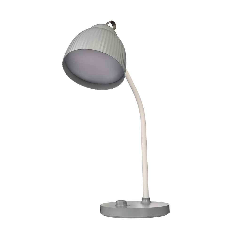 FORZA Светильник переносной настольный, 48LED, USB, 13Вт, 800Лм, кабель 1м, диммер, пластик, серый - #4