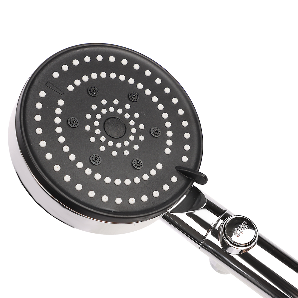 RAIN Лейка для душа, 6 режимов, SPA, кнопка стоп, 120мм, хром - #2