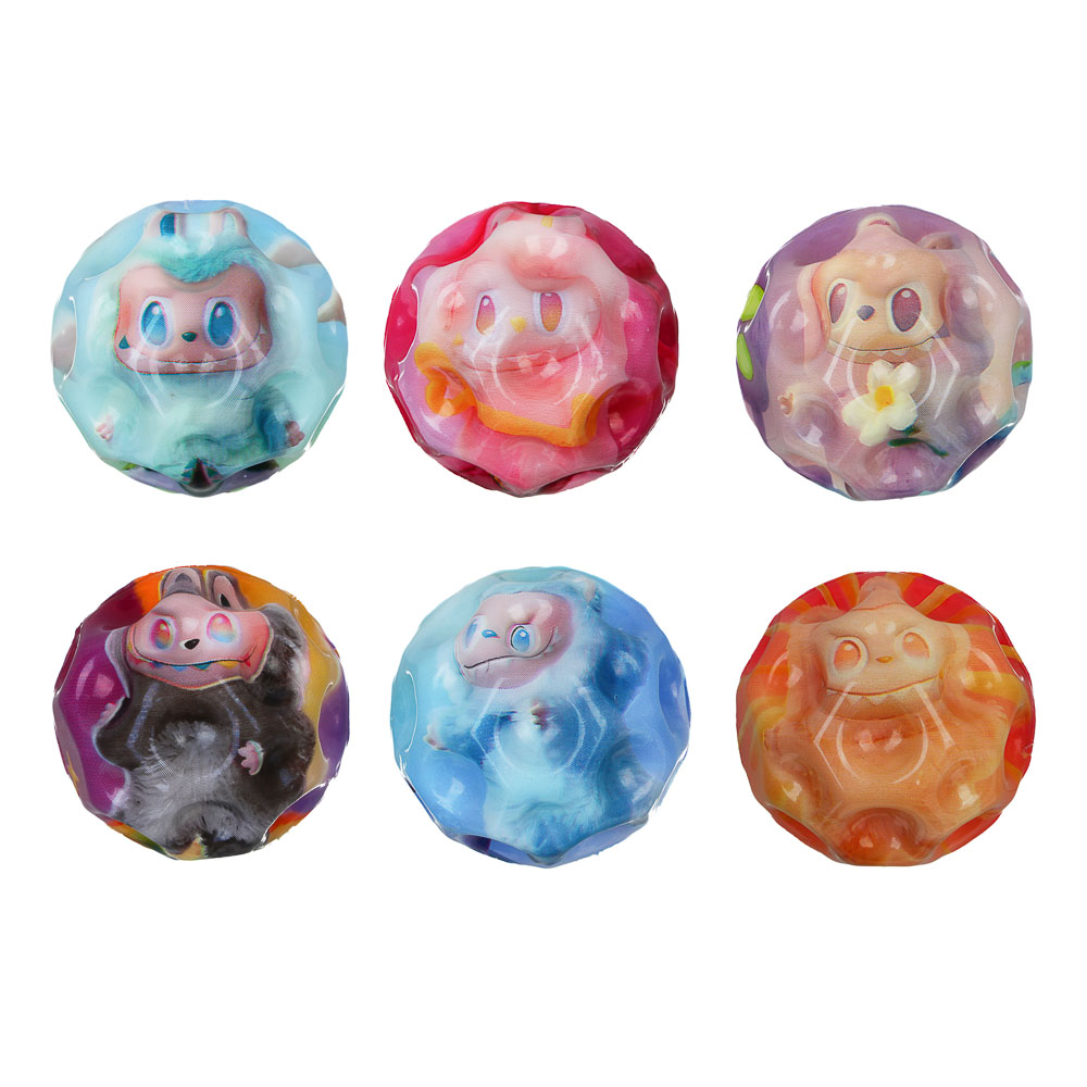 ИГРОЛЕНД Мяч-метеор повышенной прыгучести, PU, 7см,  6 цветов - #2