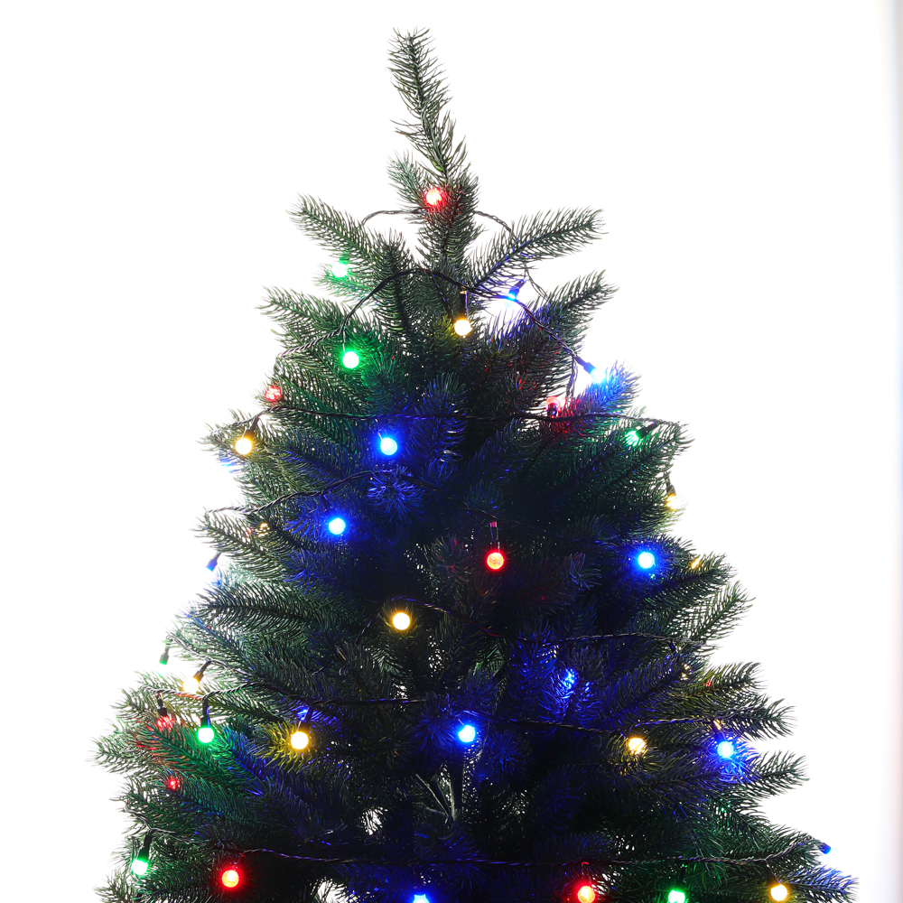 BY Гирлянда эл. вьюн улич, 20м, 160LED, шампань, пост.св., ПВХ зел, коннект, IP54, 220В (24В) - #11