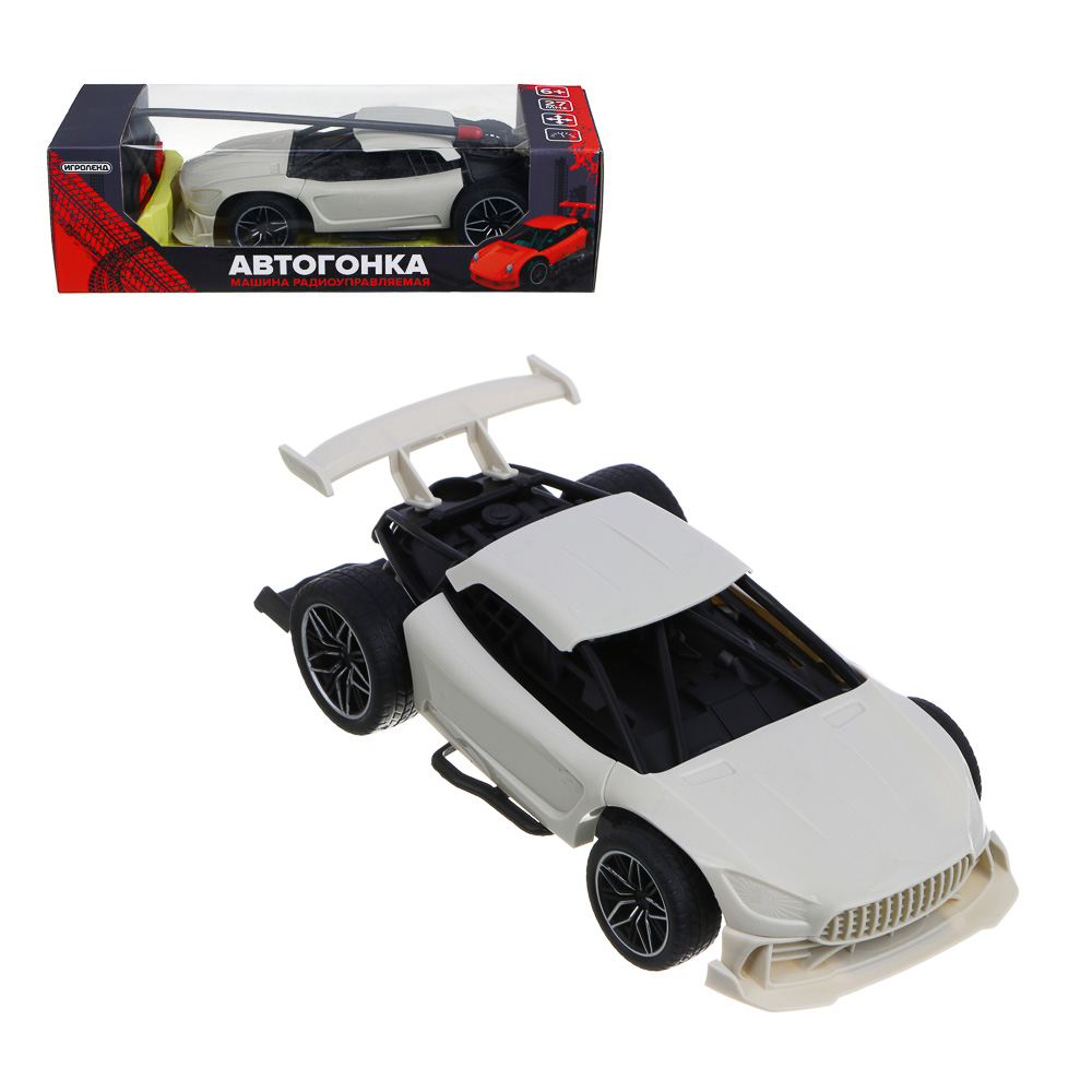 ИГРОЛЕНД Машина на радиоуправлении "Автогонка", 4-кан.пульт, 5АА, ABS, PP, TPA, 26х9,7х7,4см, 2диз - #1
