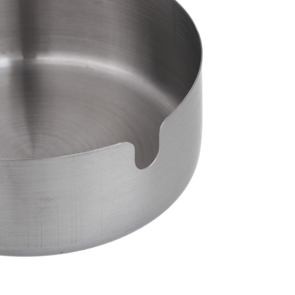 Пепельница круглая, 8x8x3 см, металл - #4